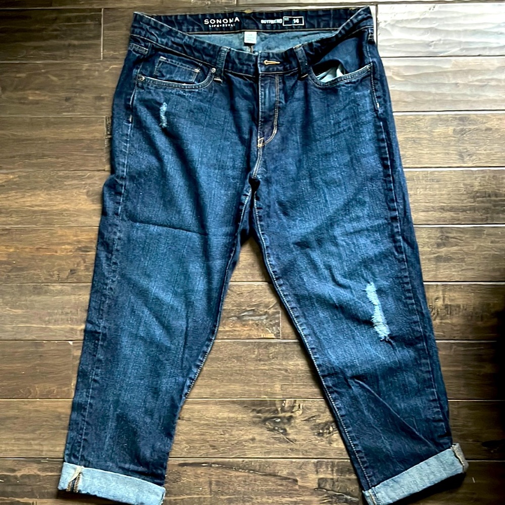 Sonoma women’s boyfriend jeans